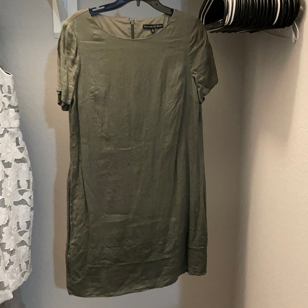Linen T-shirt dress